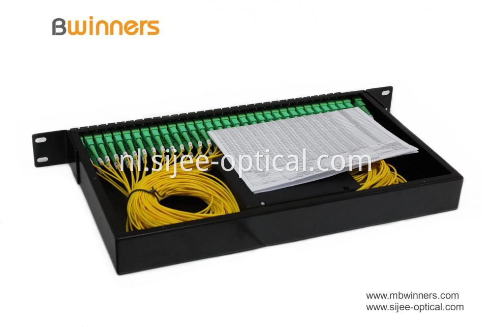 Rack Mount 2x64 Plc Splitter With Sc Apc Connector 2